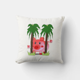 Throw Pillow Pig
