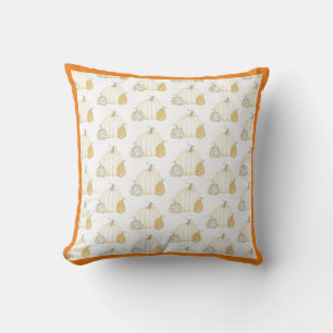 Throw Pillow - Pumpkin Trio