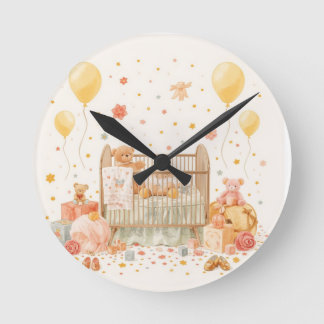 Throw Pillow Round Clock