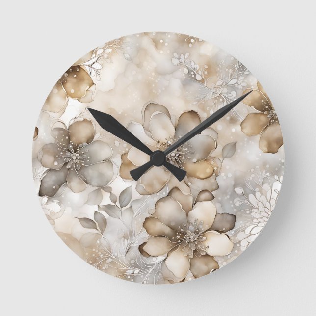 Throw Pillow Round Clock (Front)