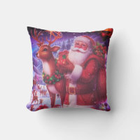 Throw Pillow Santa Claus