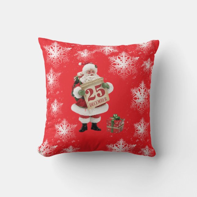 Throw Pillow Santa Claus  (Front)