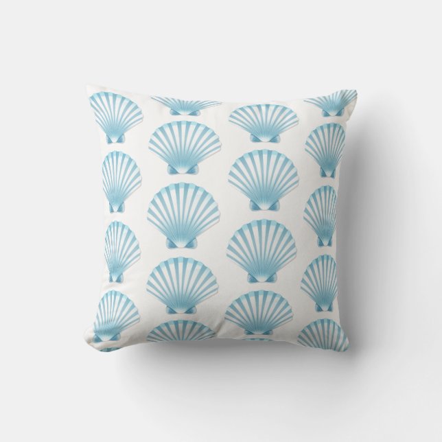 Throw Pillow-Sea Shell Cushion (Front)