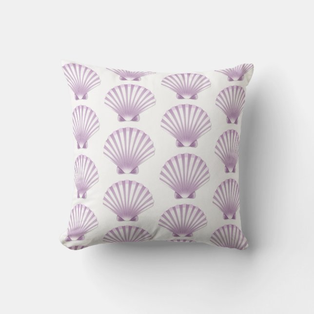 Throw Pillow-Sea Shell Cushion (Front)