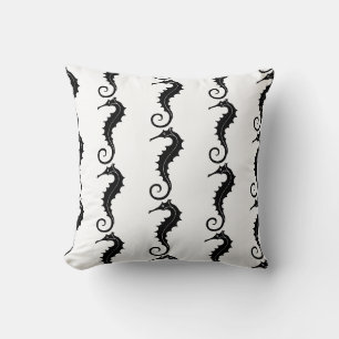 Throw Pillow-Seahorse Cushion