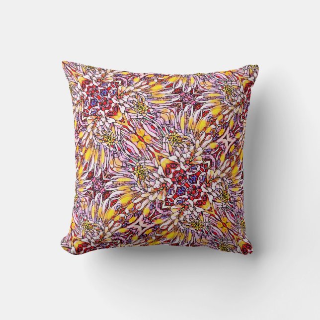Throw Pillow - SG Dahlia #2 (Front)