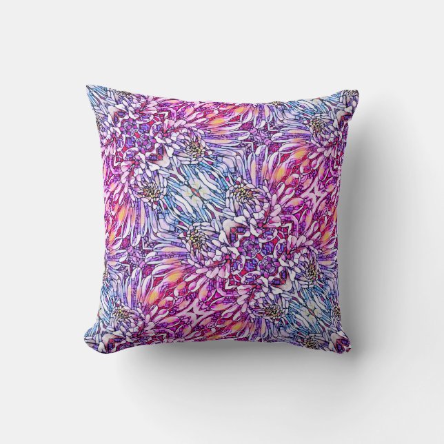 Throw Pillow - SG Dahlia #4 (Front)