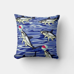 Throw Pillow Shark