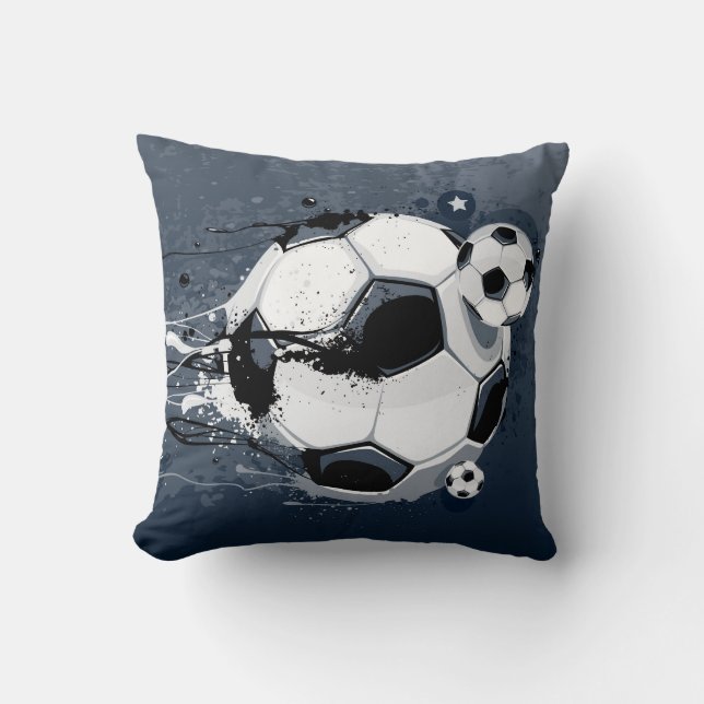 Throw Pillow-Soccer Cushion (Front)