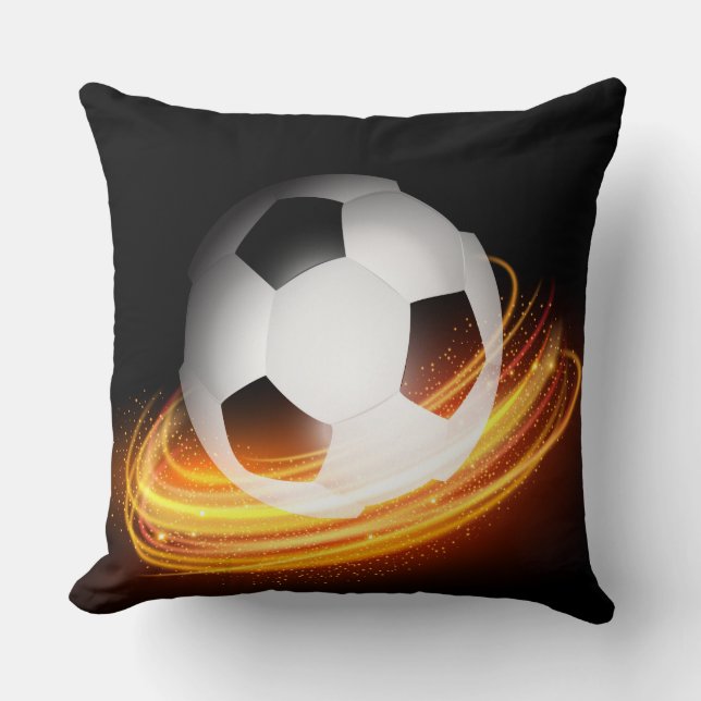 Throw Pillow-Soccer Cushion (Front)