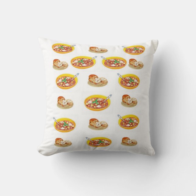 Throw Pillow Soup (Front)