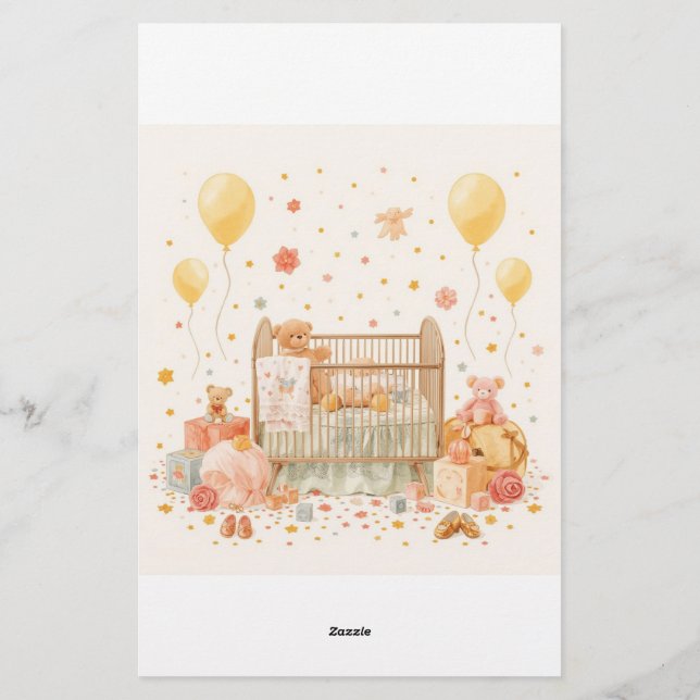 Throw Pillow Stationery (Back)