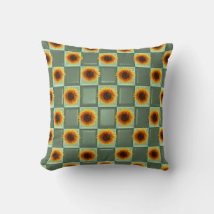 Throw Pillow Sunflower