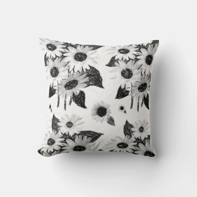 Throw Pillow Sunflower (Front)