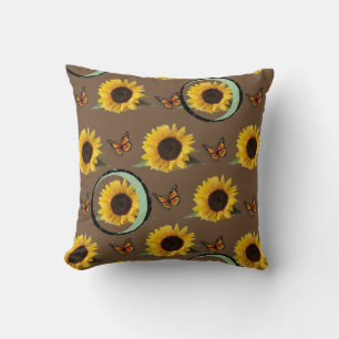 Throw Pillow Sunflower