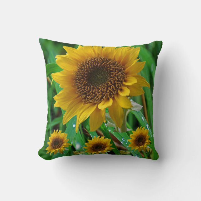 Throw Pillow Sunflower (Front)