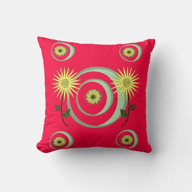 Throw Pillow Sunflower (Front)