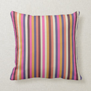 Throw Pillow - Sunset Stripes
