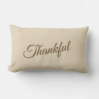 Throw Pillow-Thankful