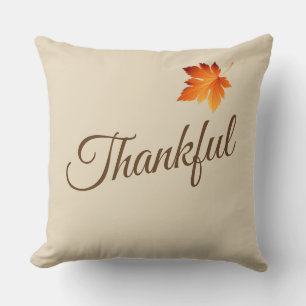 Throw Pillow-Thankful  Throw Pillow