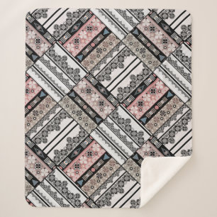 Throw Pillow Tribal ethno traditional geometrical 