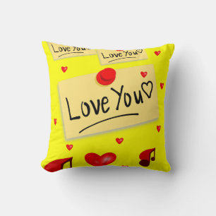 Throw Pillow Valentine's Day