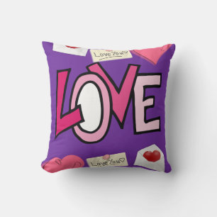 Throw Pillow Valentine's Day