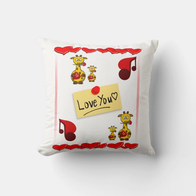 Throw Pillow Valentine's Day (Front)