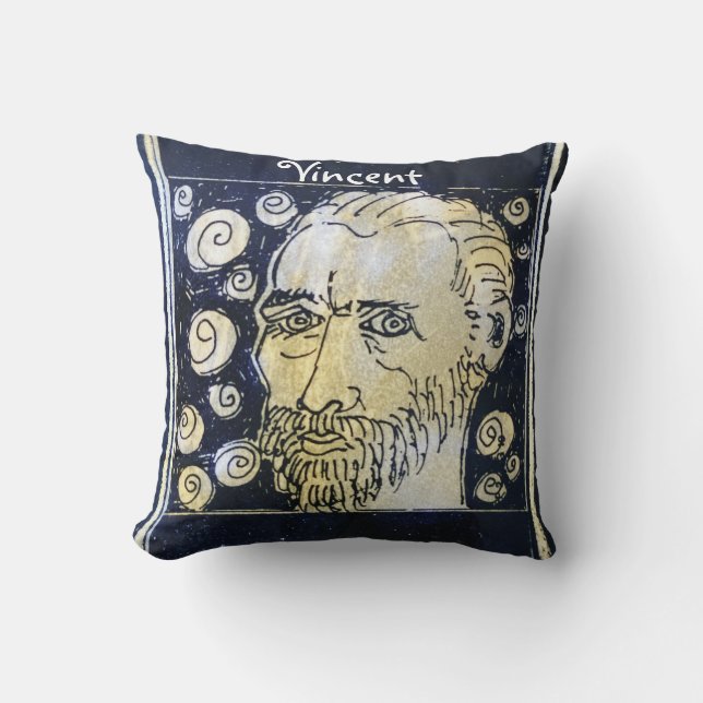 Throw pillow w/original art by Tony Cimino (Front)