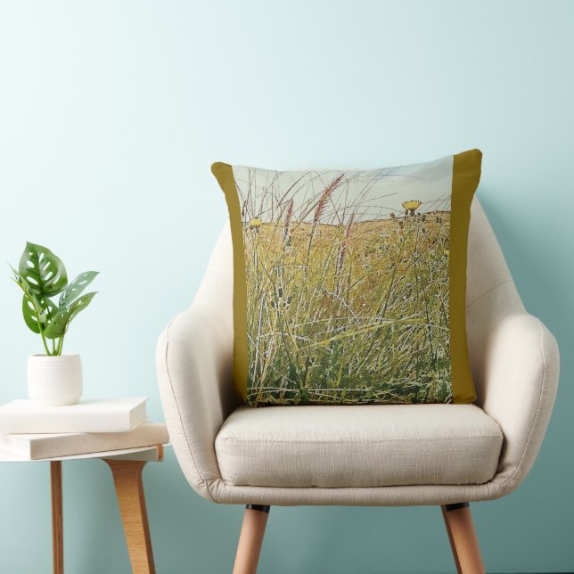 Throw Pillow "Wild flowers" (Chair)