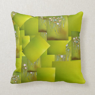 throw pillow with abstract design