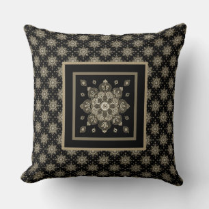 Throw Pillow with medallions