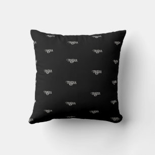 Throw Pillow with Name or Text HAMbyWG