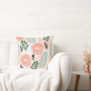Throw Pillows featuring a modern pattern.