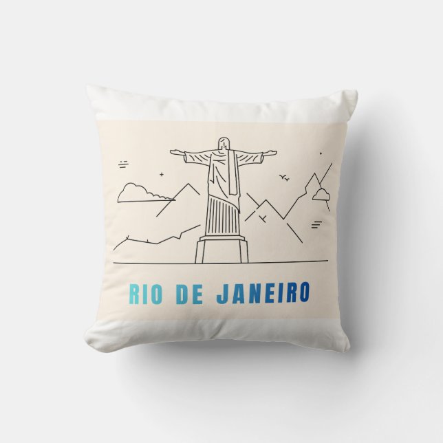 Throw pillows rio de Janeiro brazil (Front)