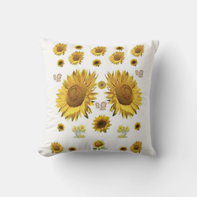 Throw Pillows Sunflower (Front)