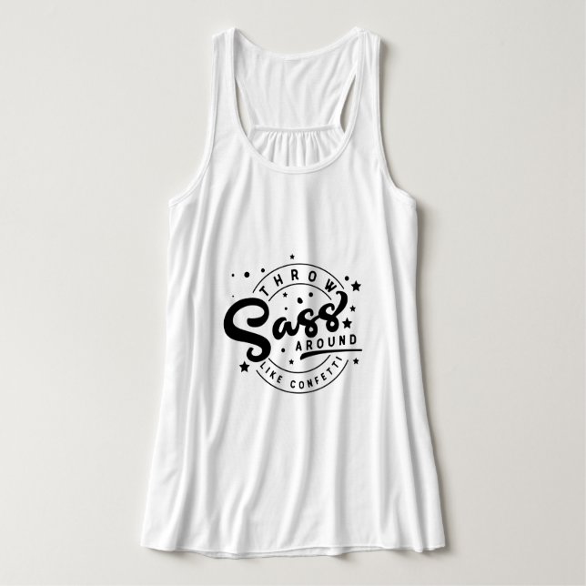 Throw Sass Singlet (Design Front)