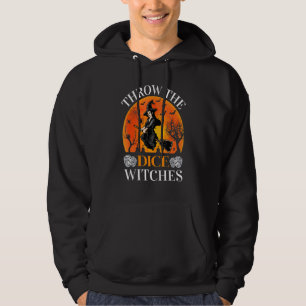 Throw The Dice Witches Bunco Happy Halloween Party Hoodie