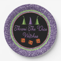Throw The Dice Witches Purple Sparkle Bunco