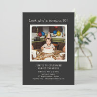 Throwback Photo Milestone 50th Birthday Party Fun