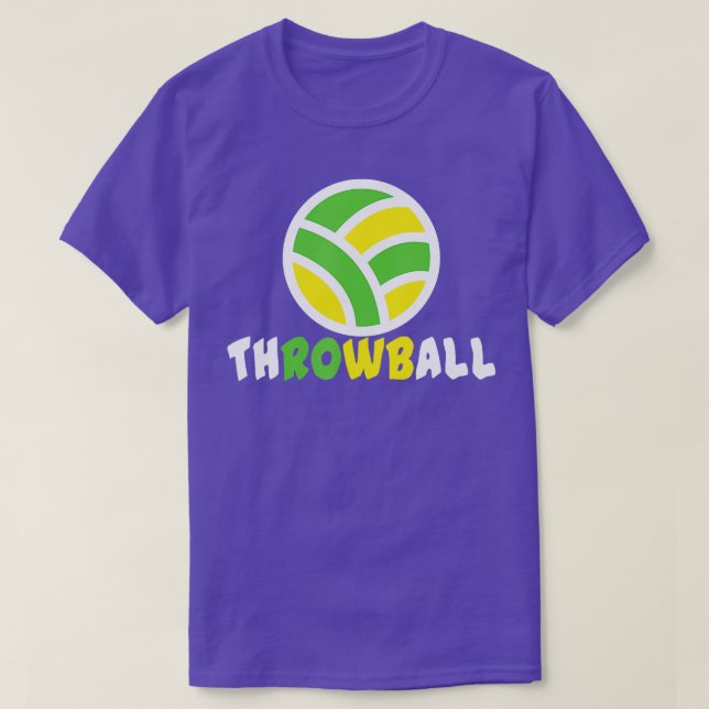 Throwball Tee Awesome Degsin for a Throwball Suppo (Design Front)