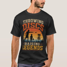 Throwing Discs Raising Legends Vintage Sunset