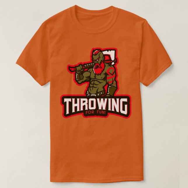 Throwing For Fun T-Shirt (Design Front)
