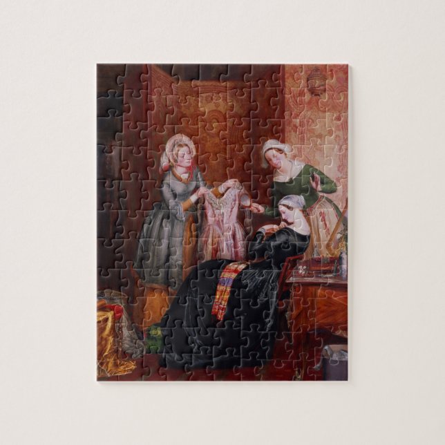 Throwing off her weeds jigsaw puzzle (Vertical)