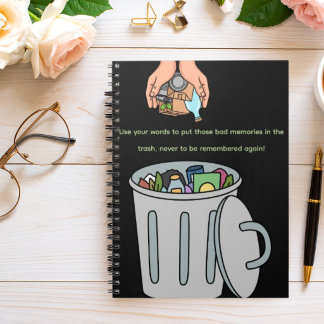 Throwing Out the Trash Notebook – Cartoon Hands Du