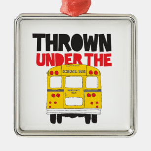 Thrown Under The Bus Metal Tree Decoration