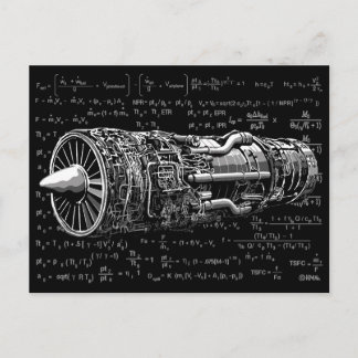 Thrust matters! postcard
