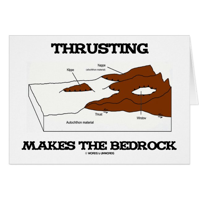 Thrusting Makes The Bedrock (Geology Orogeny) (Front Horizontal)