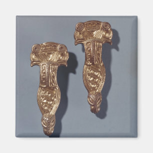 Thueringer Fibulas with Birds Heads, Stoessen Magnet