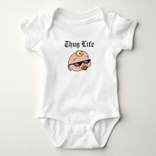 Thug Life Baby Bodysuit